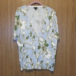 Talbots short sleeve cardigan sweater